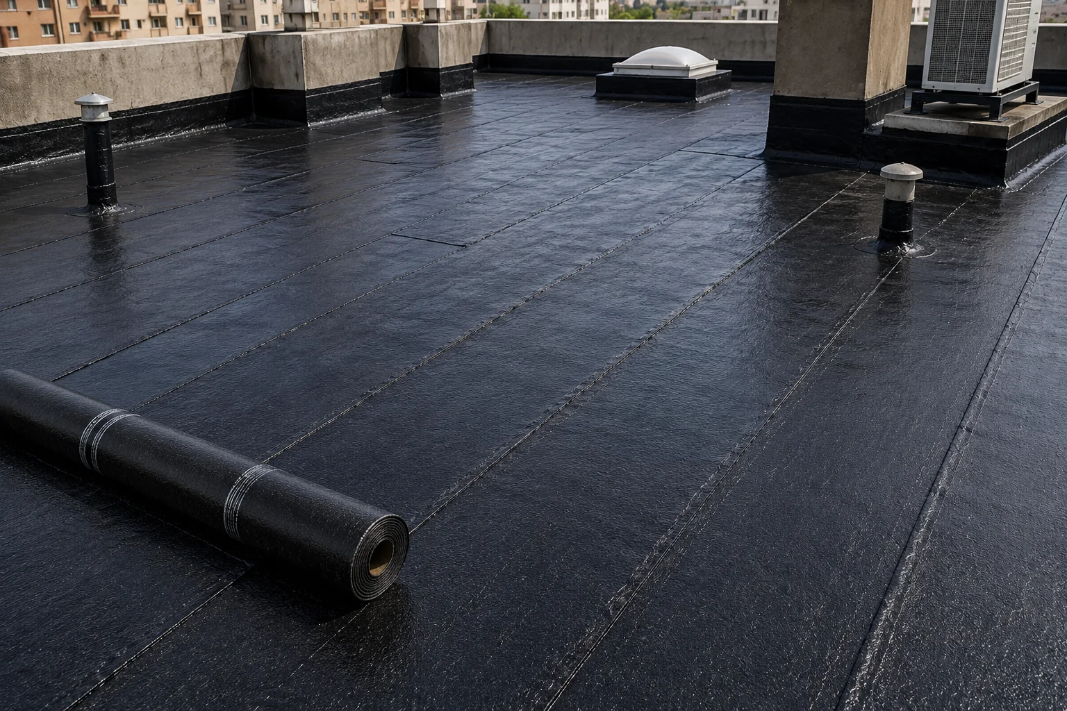 Bituminous waterproofing membrane